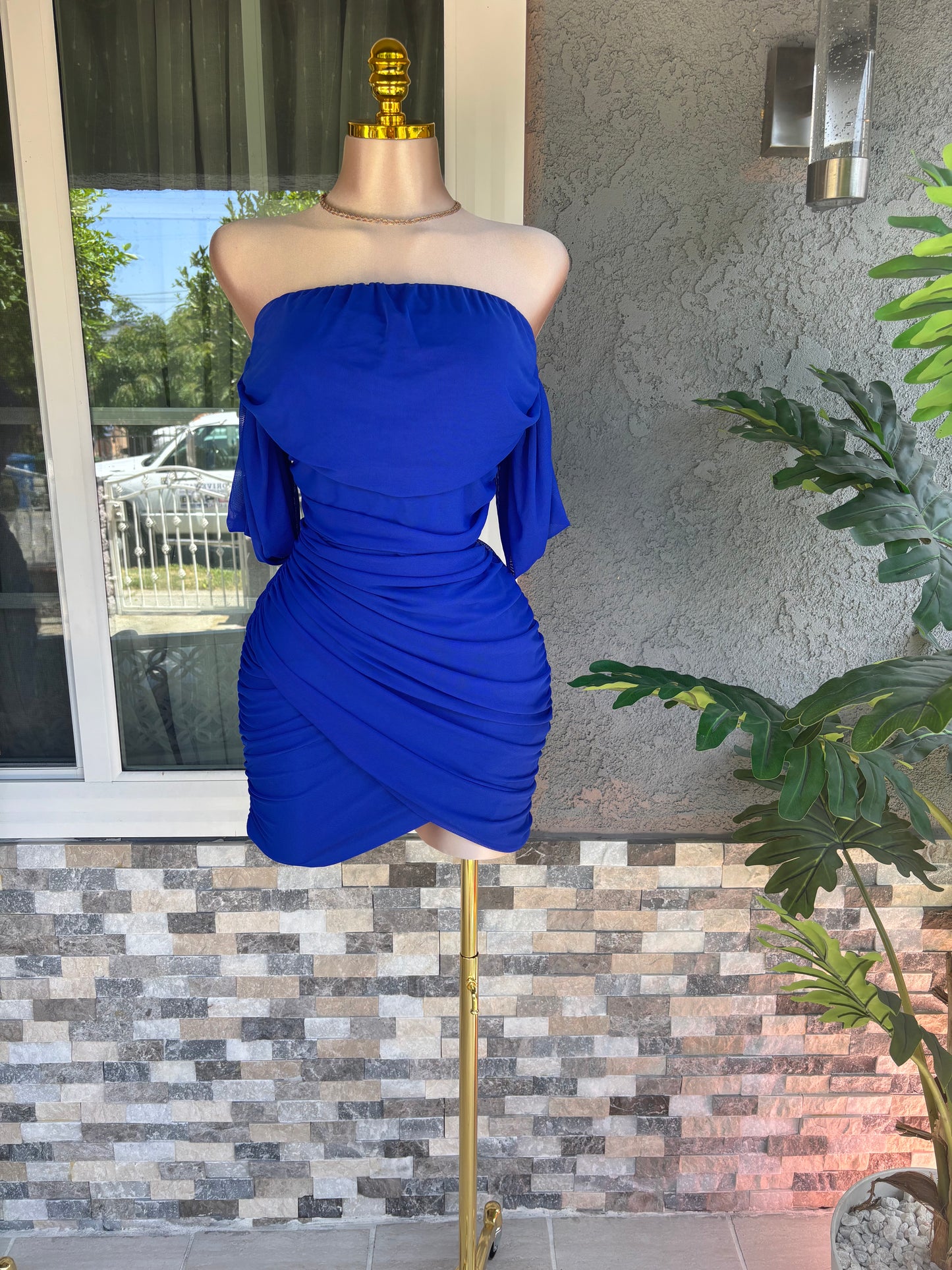 Maleny Mini Dress - Royal Blue