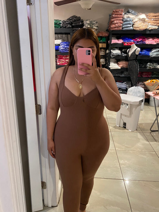 Brown Jumpsuit