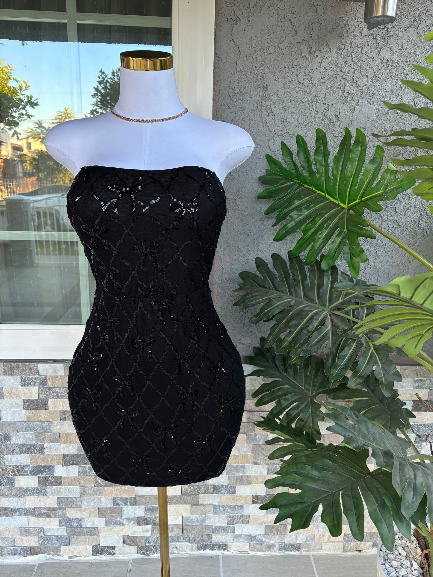 Black Coquette Dress