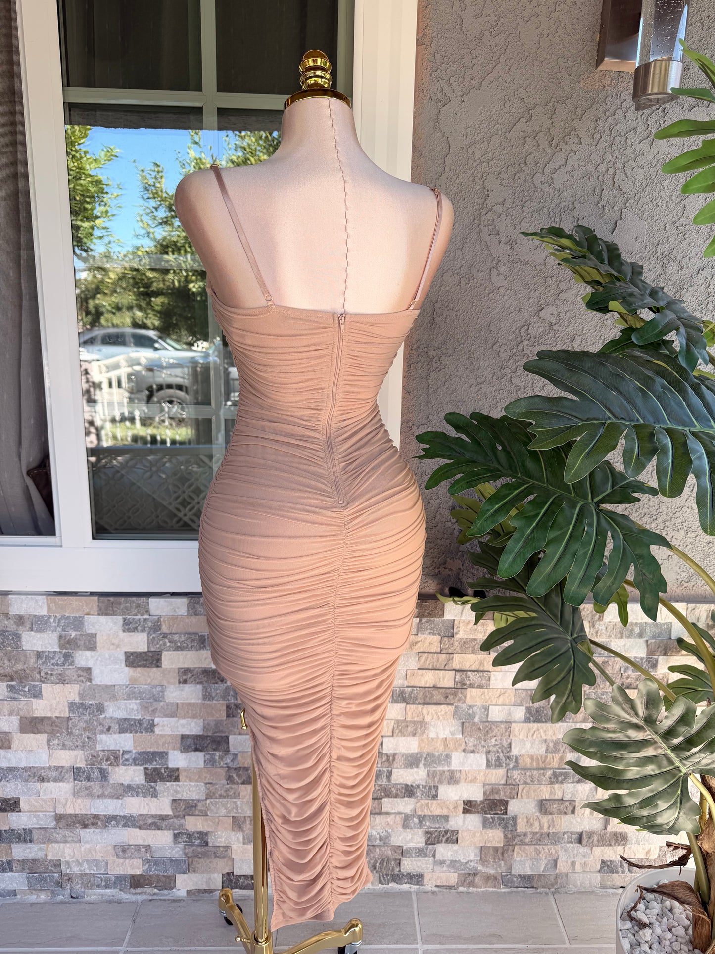 Iris Dress - Nude