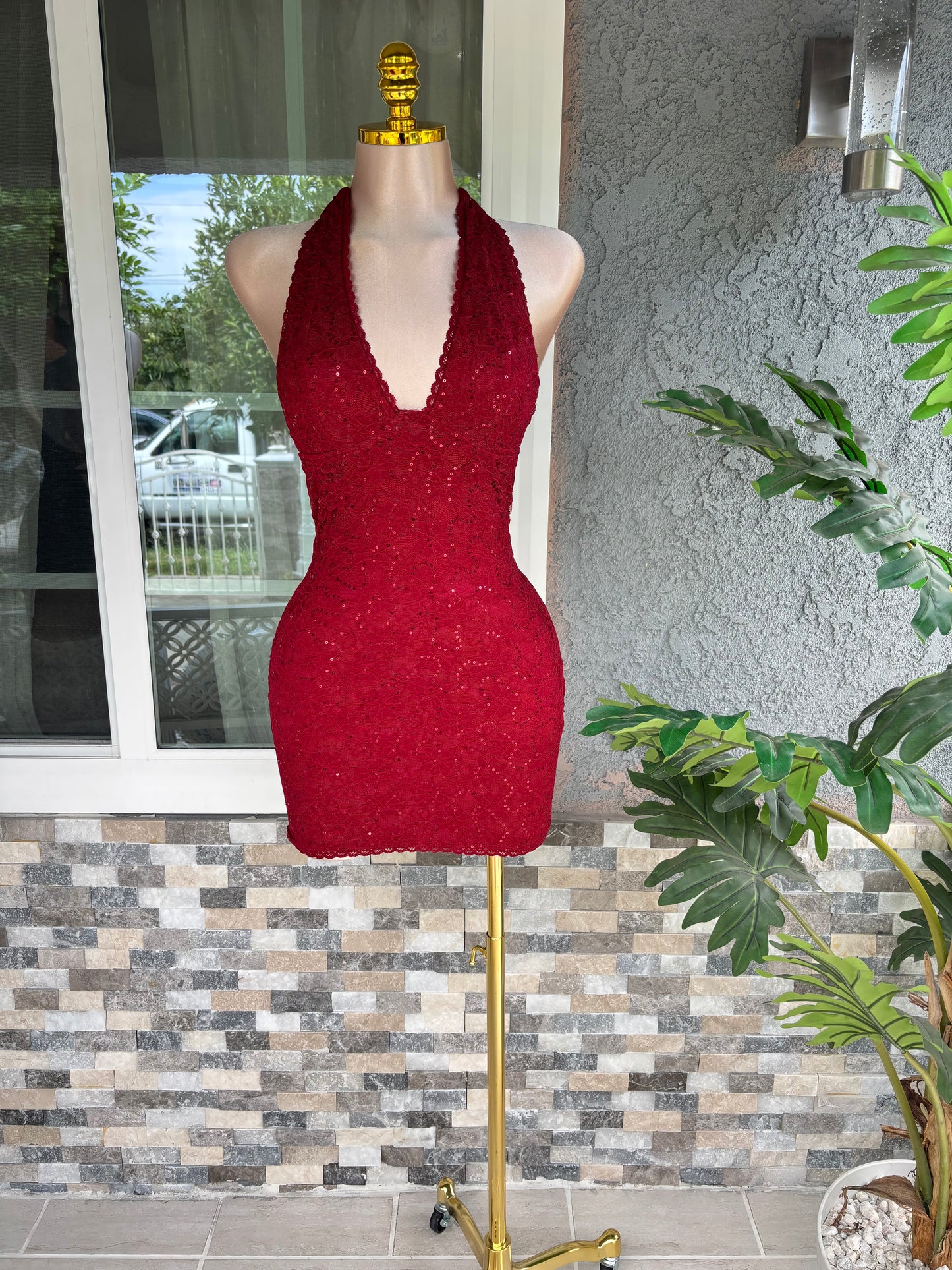Vivian Dress - Red