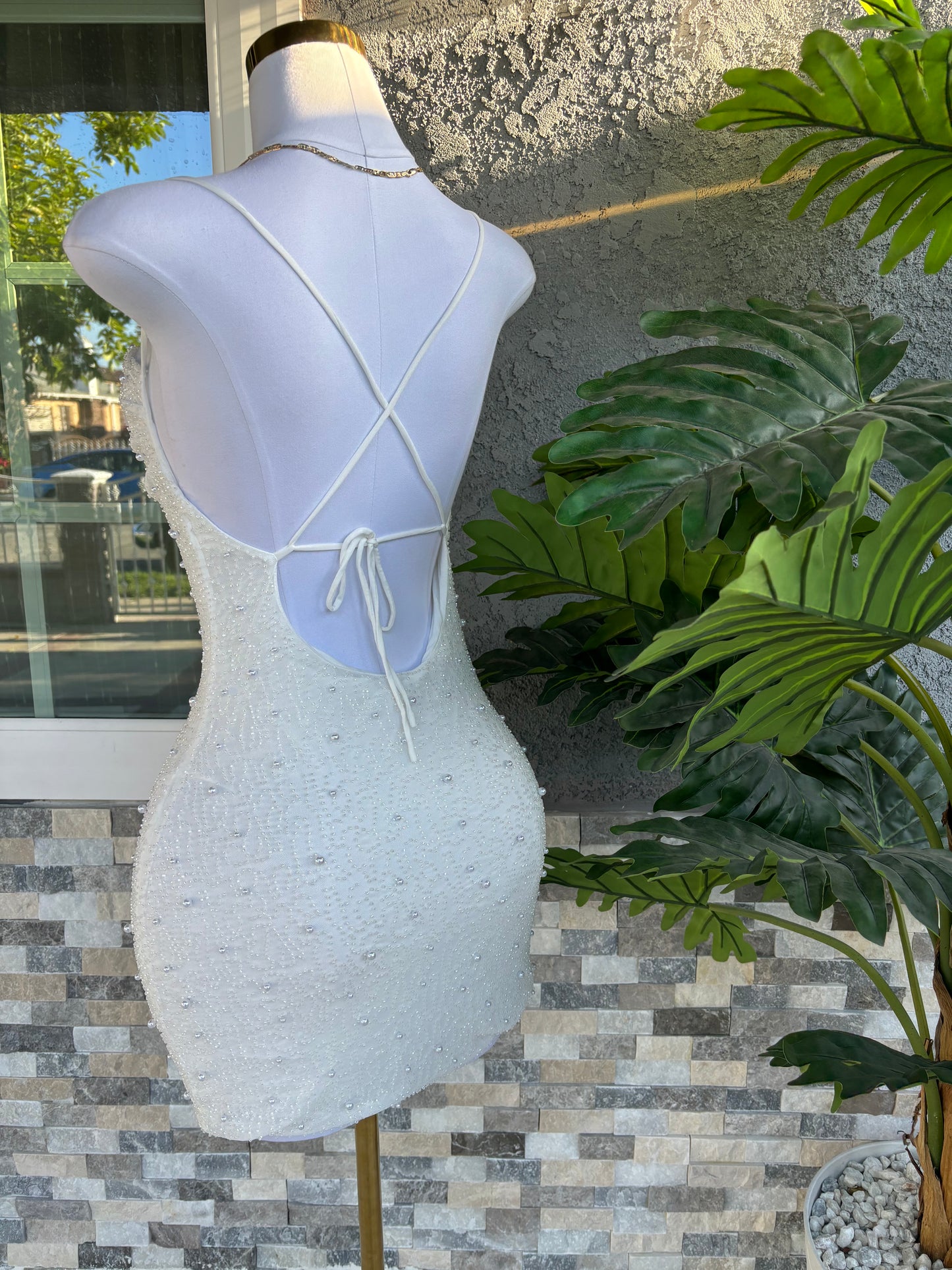 Melissa Dress - White