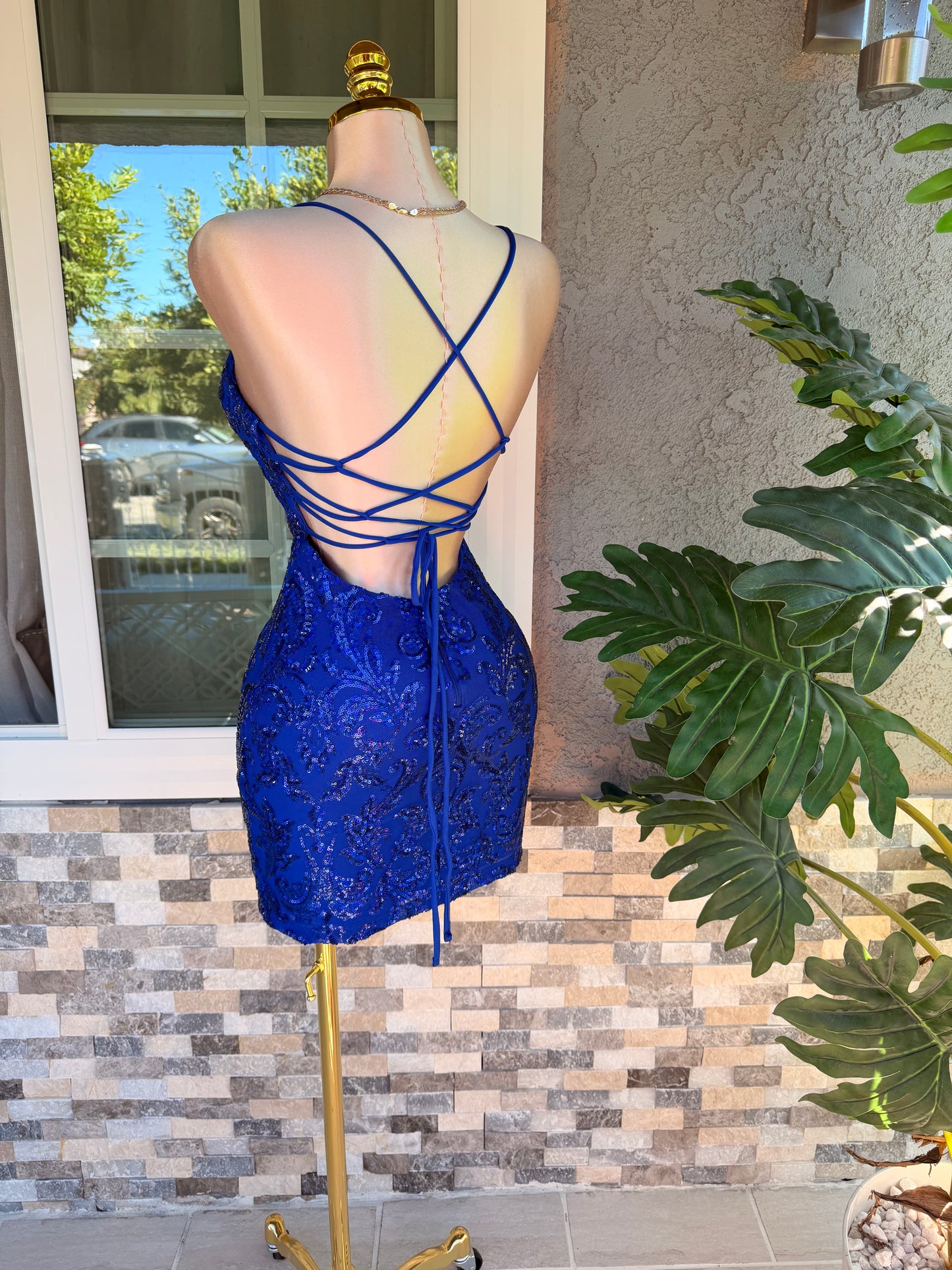 Berenice Dress - Royal Blue