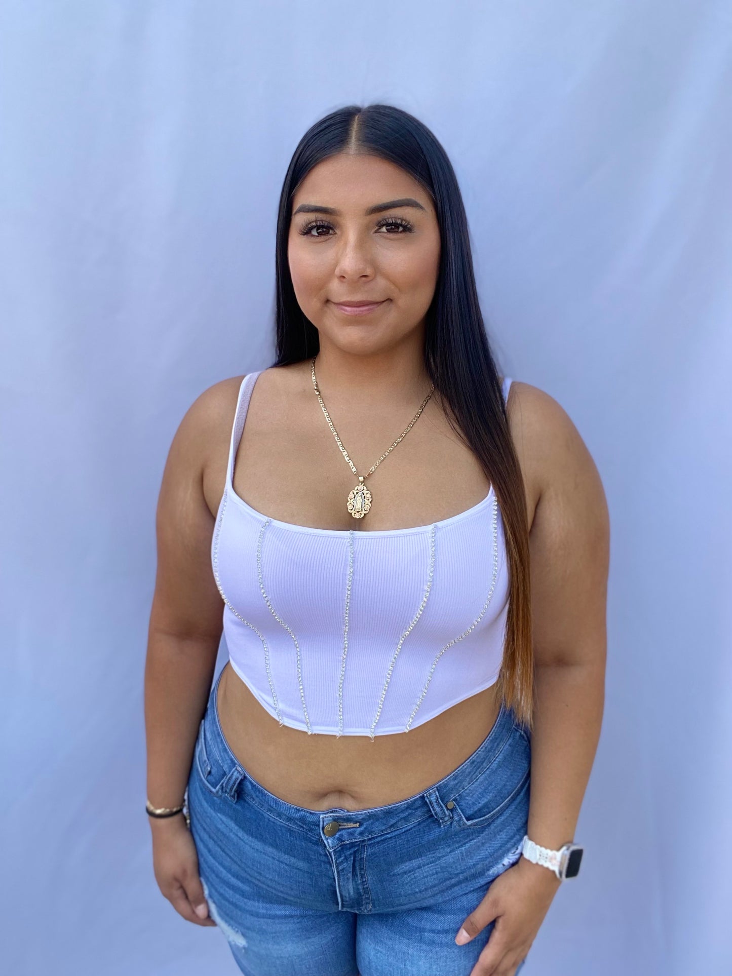 Jazlene Top - White