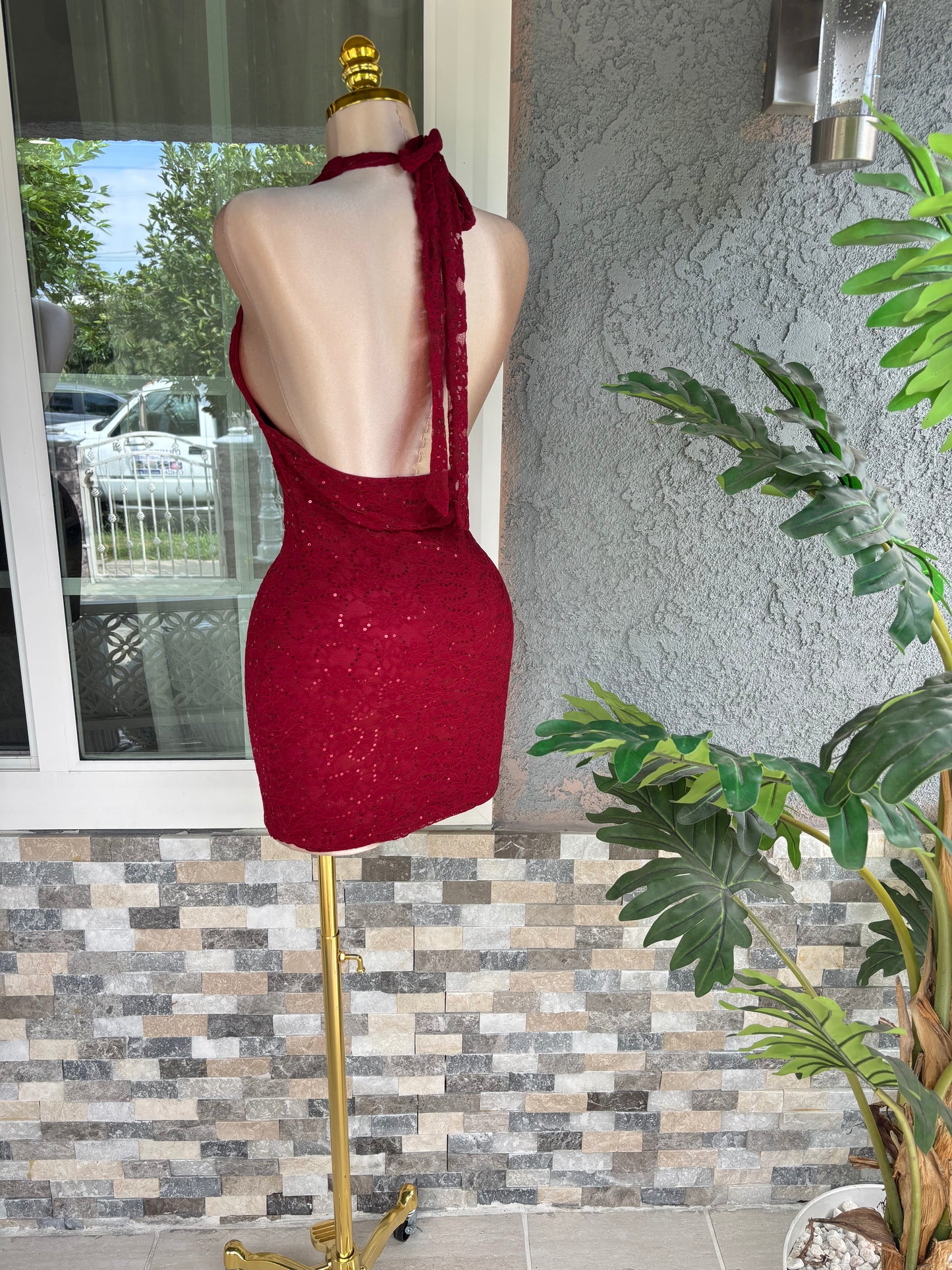Vivian Dress - Red