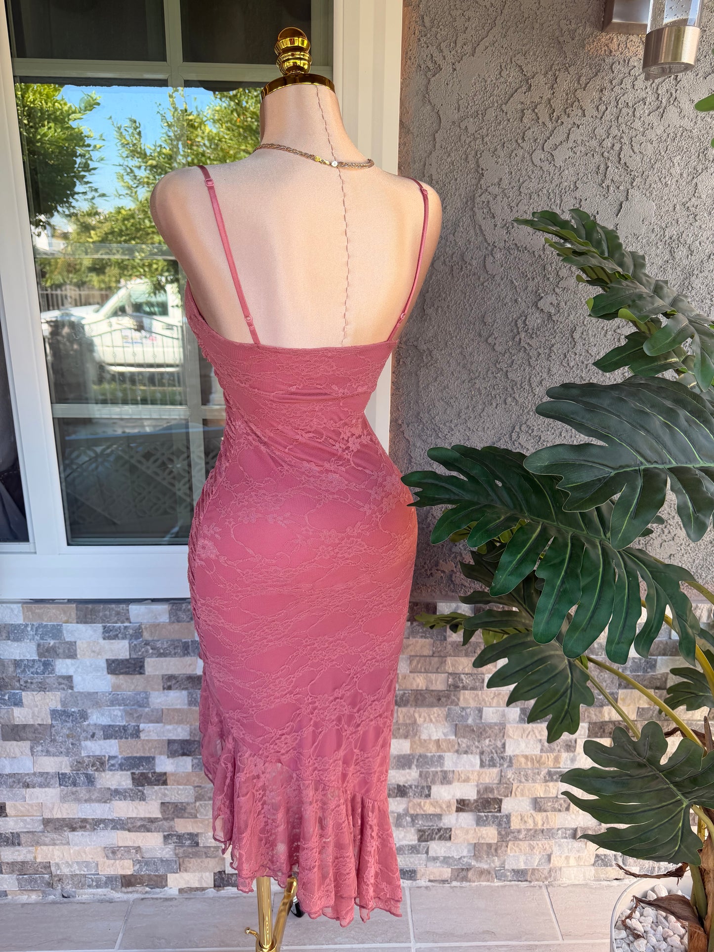 Isabella Dress - Mauve
