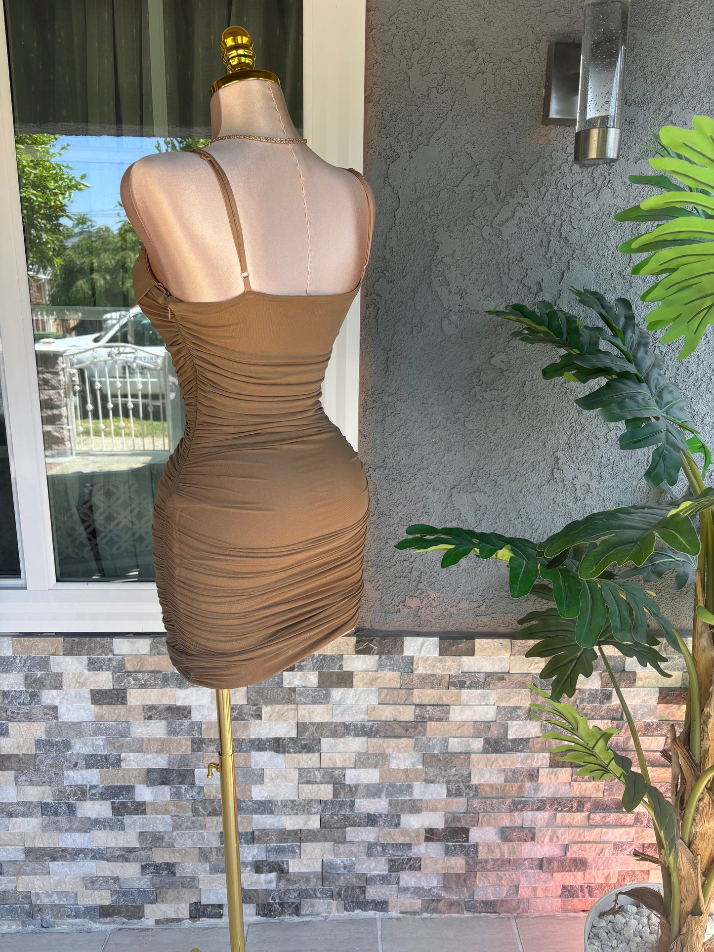Crystal Dress - Brown