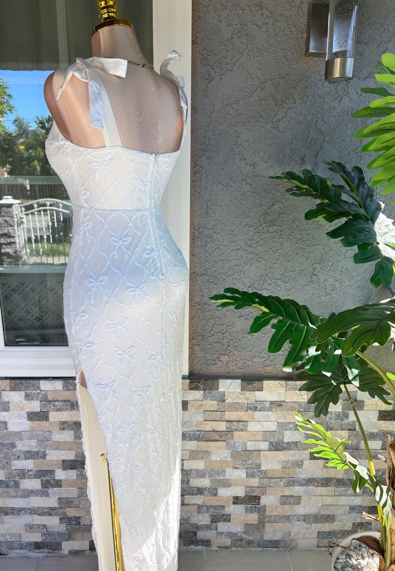 Sophia Coquette Dress - White