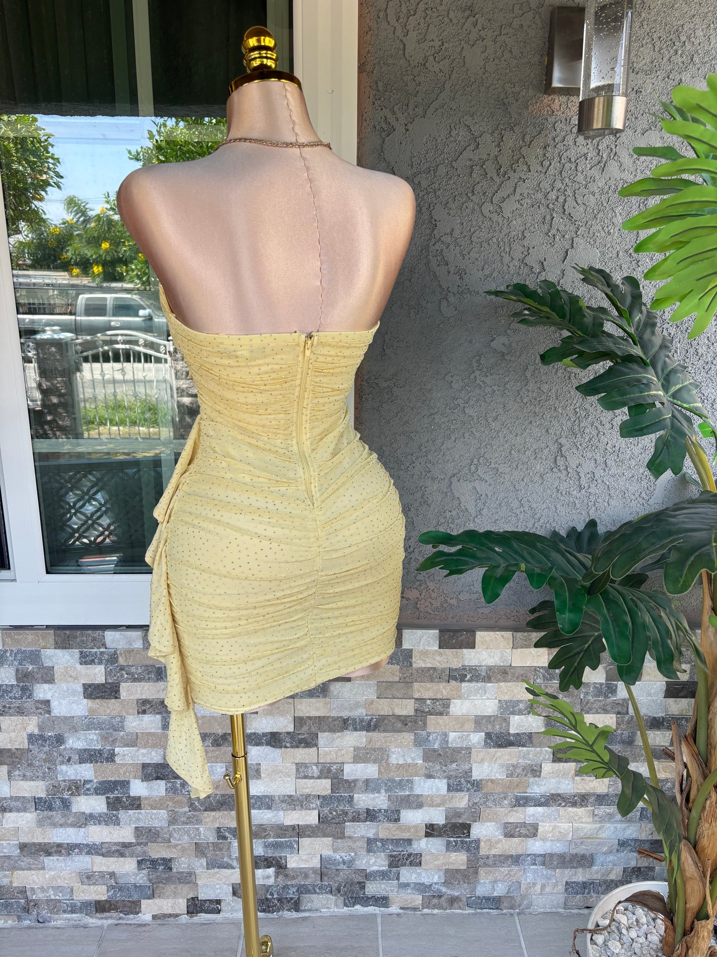 Areli Dress - Yellow