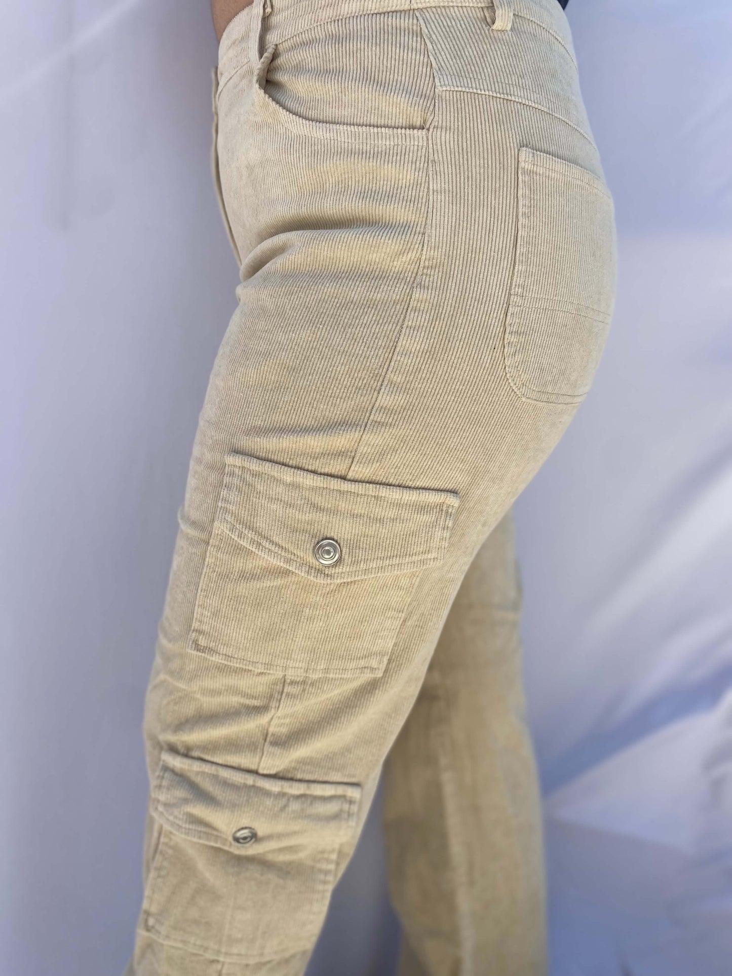 Corduroy Cargo - Cream