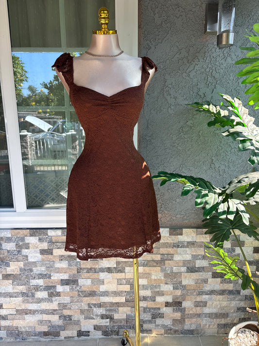 Tania Dress - Brown