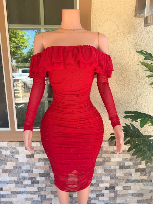 Vivian Dress - Red