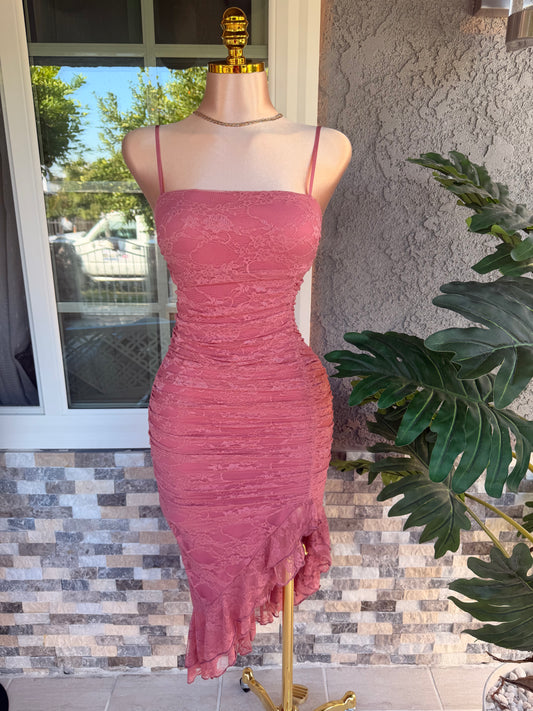 Isabella Dress - Mauve