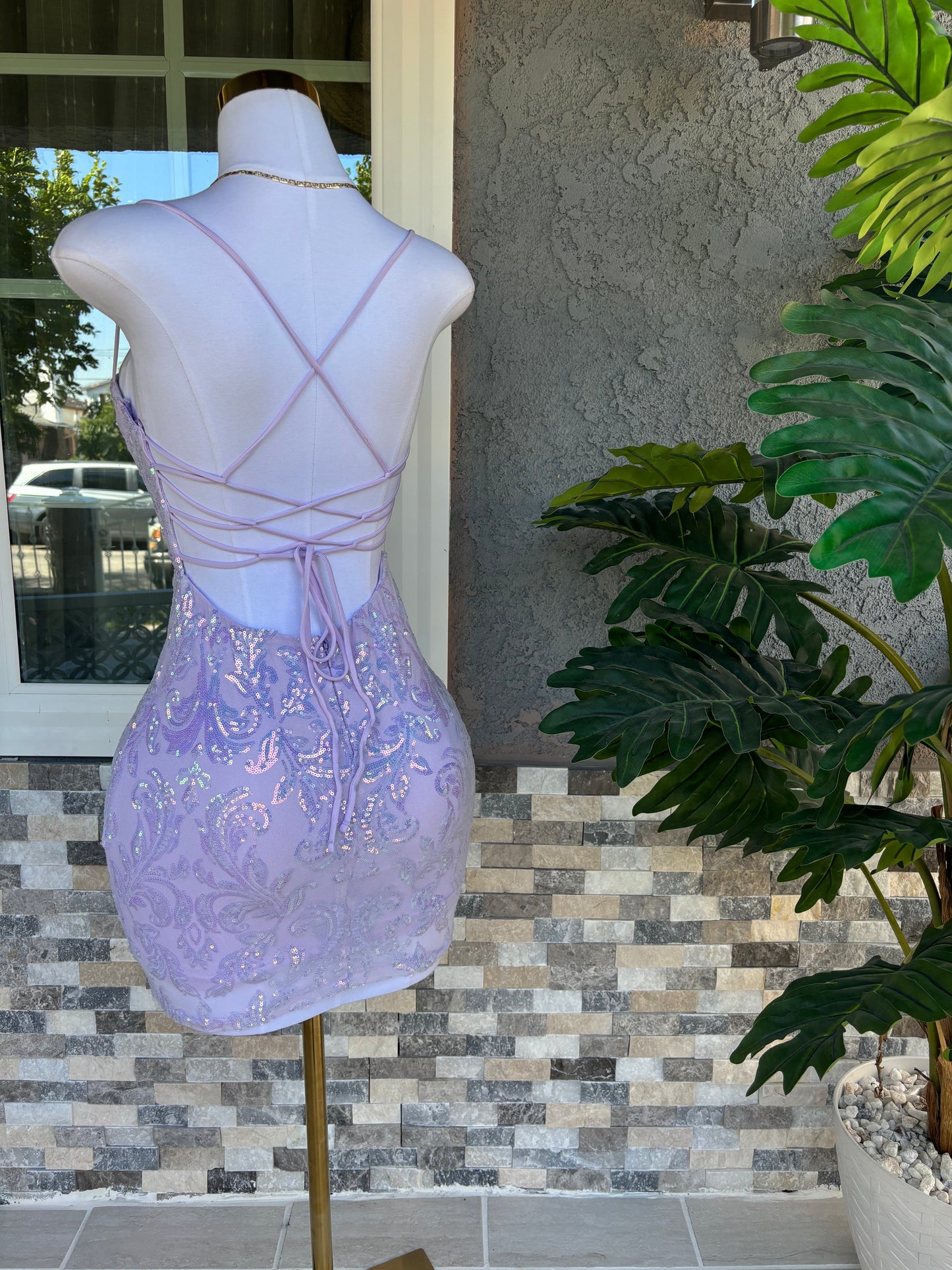 Berenice Dress - Lavender