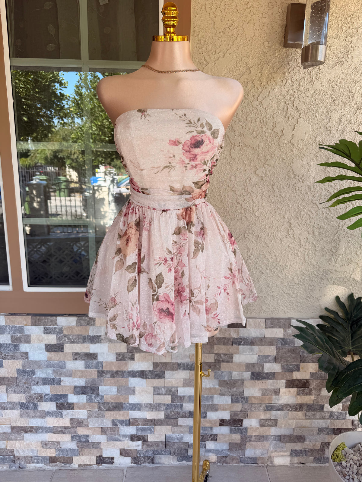Rose Floral Dress