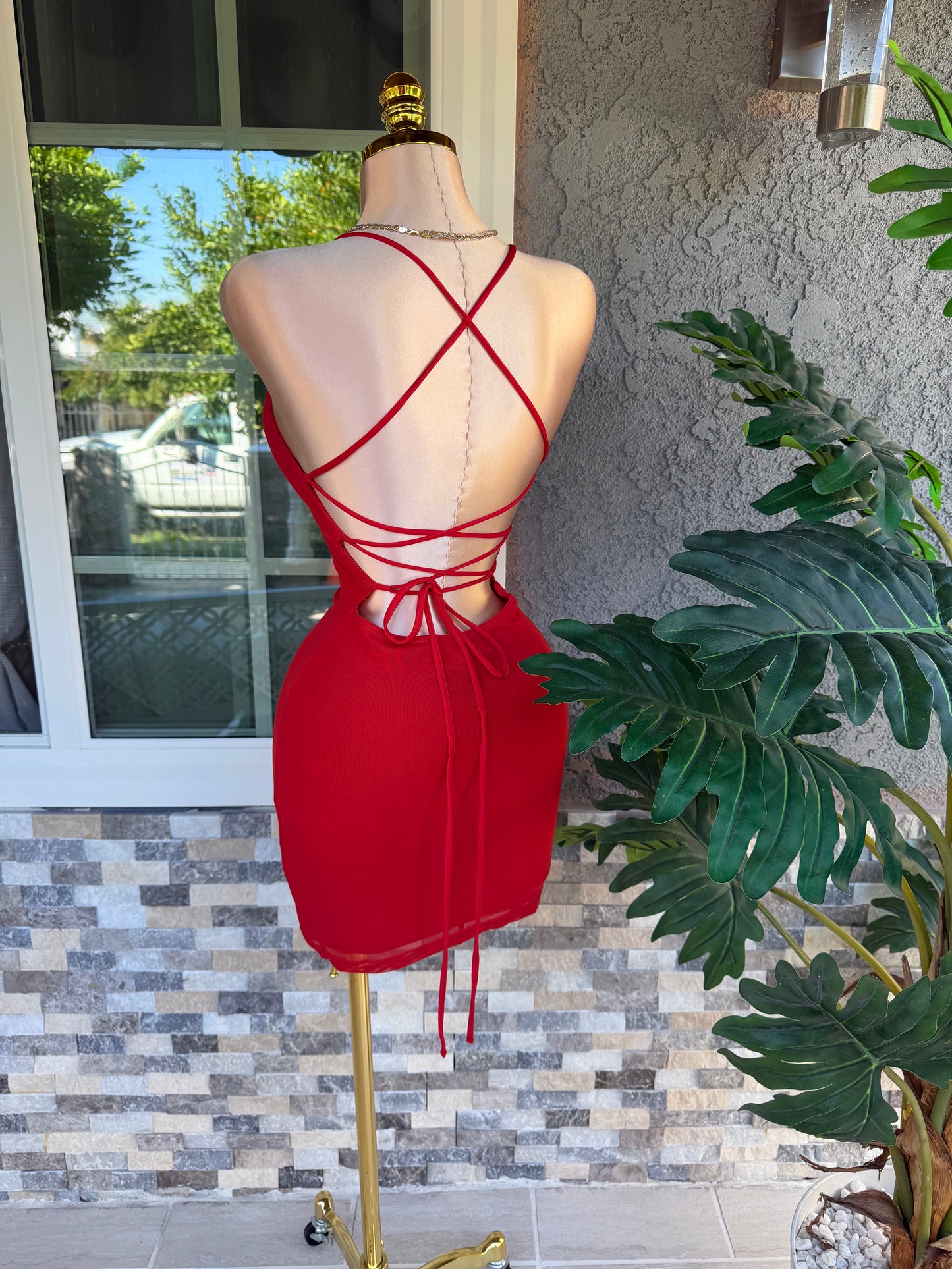 Carmen Dress - Red
