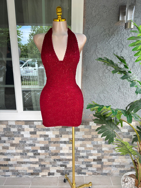 Vivian Dress - Red