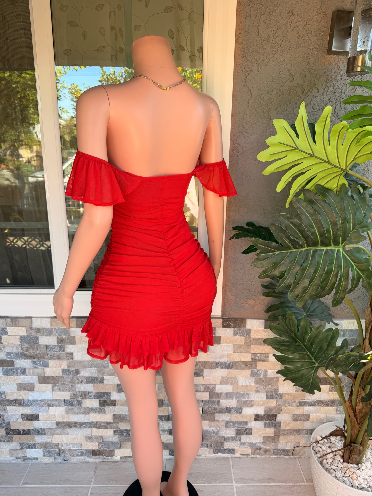 Naomi Dress - Red
