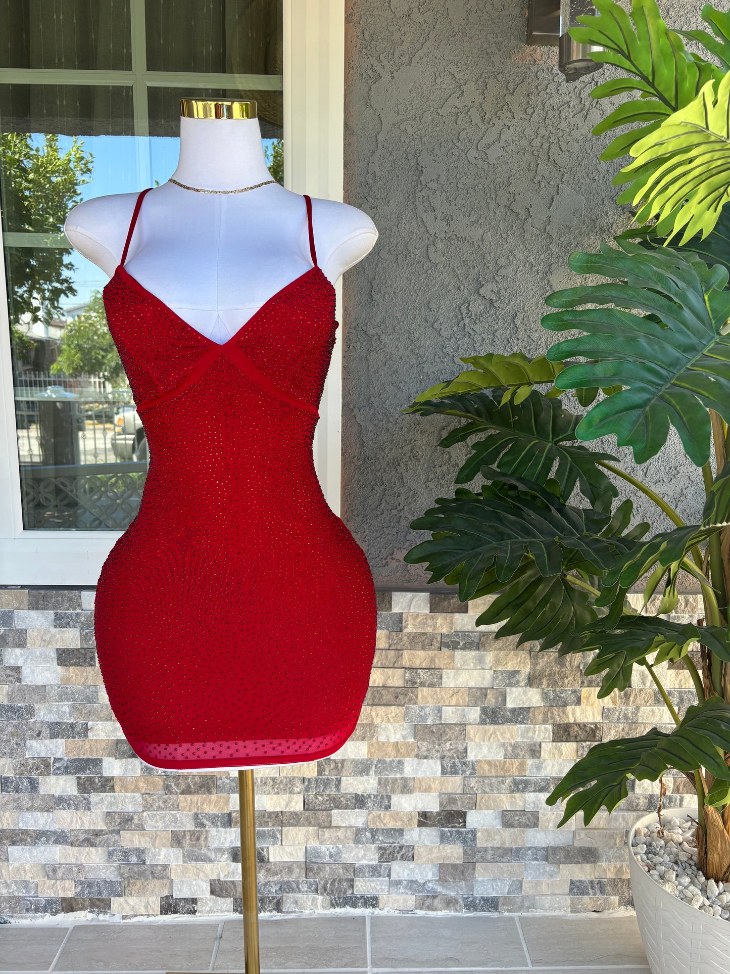 Valeria Dress - Red