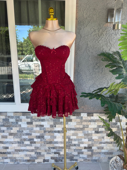 Daisy Dress - Red