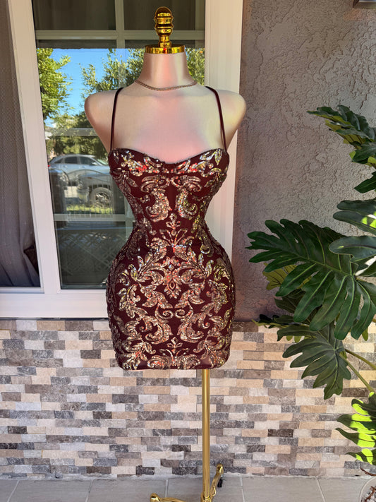 Berenice Dress - Brown