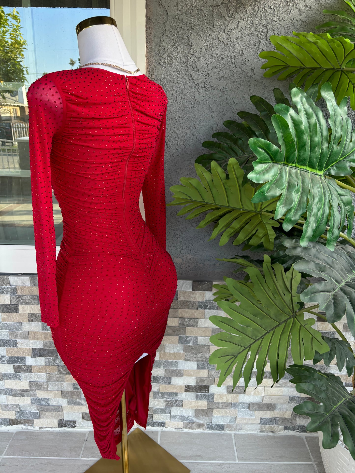 Bianca Dress - Red