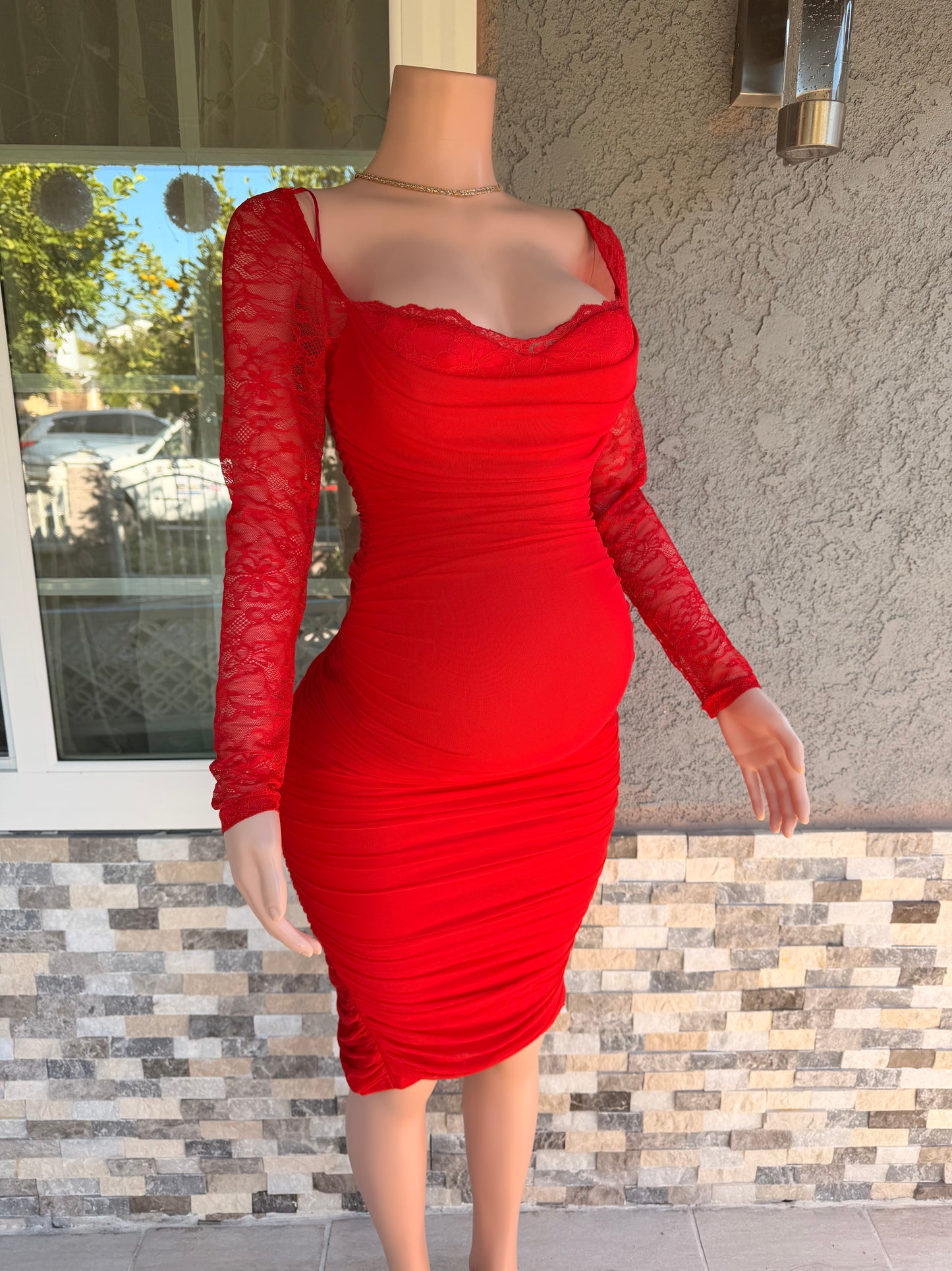 Cynthia Dress - Red