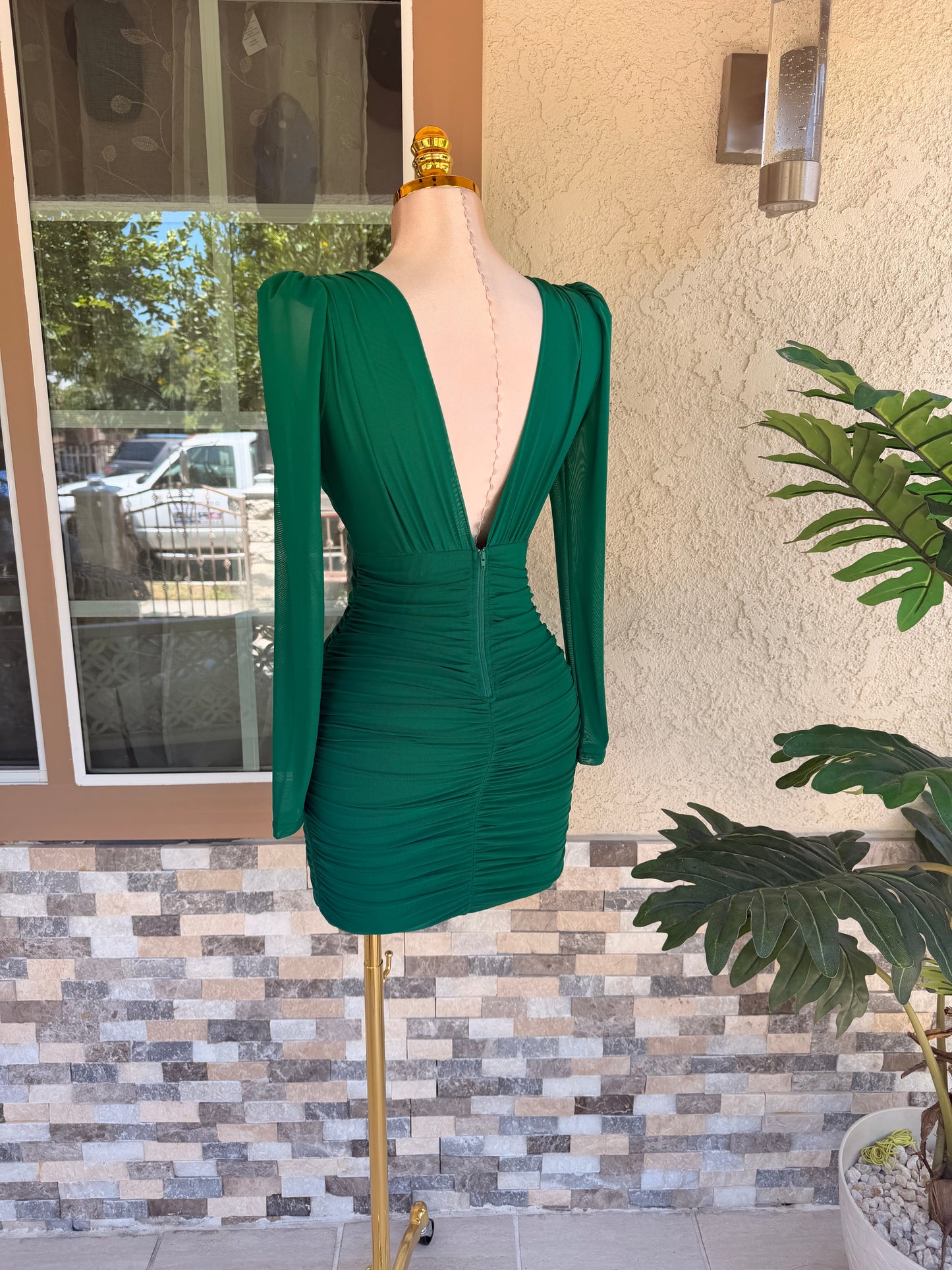 Sonia Dress - Emerald