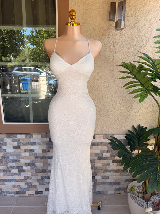 Melody Dress - White