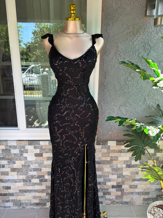 Sofi Coquette Dress - Black