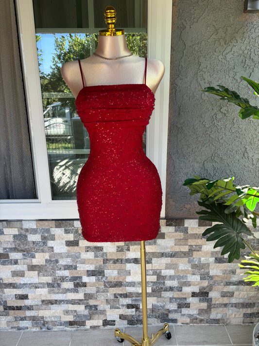 Estrellita Dress - Red