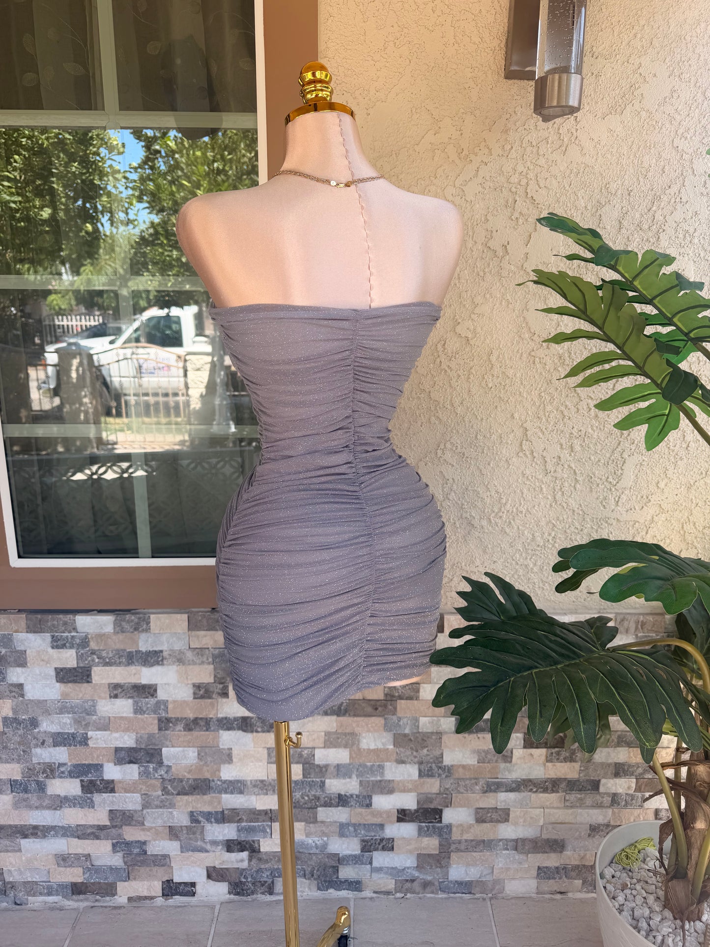 Mary Dress - Silver