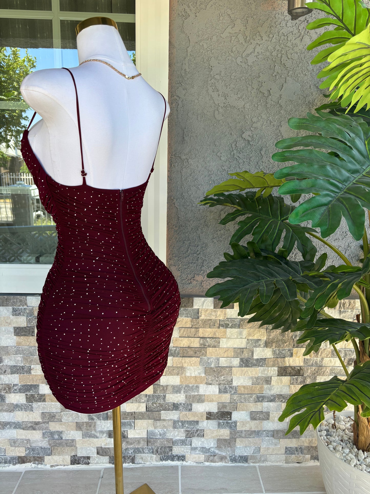 Alma Dress - Sangria