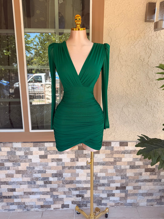 Sonia Dress - Emerald