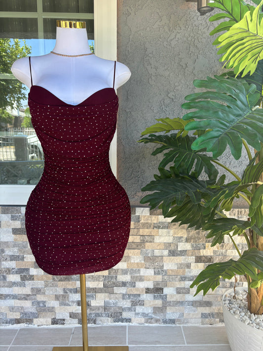 Alma Dress - Sangria