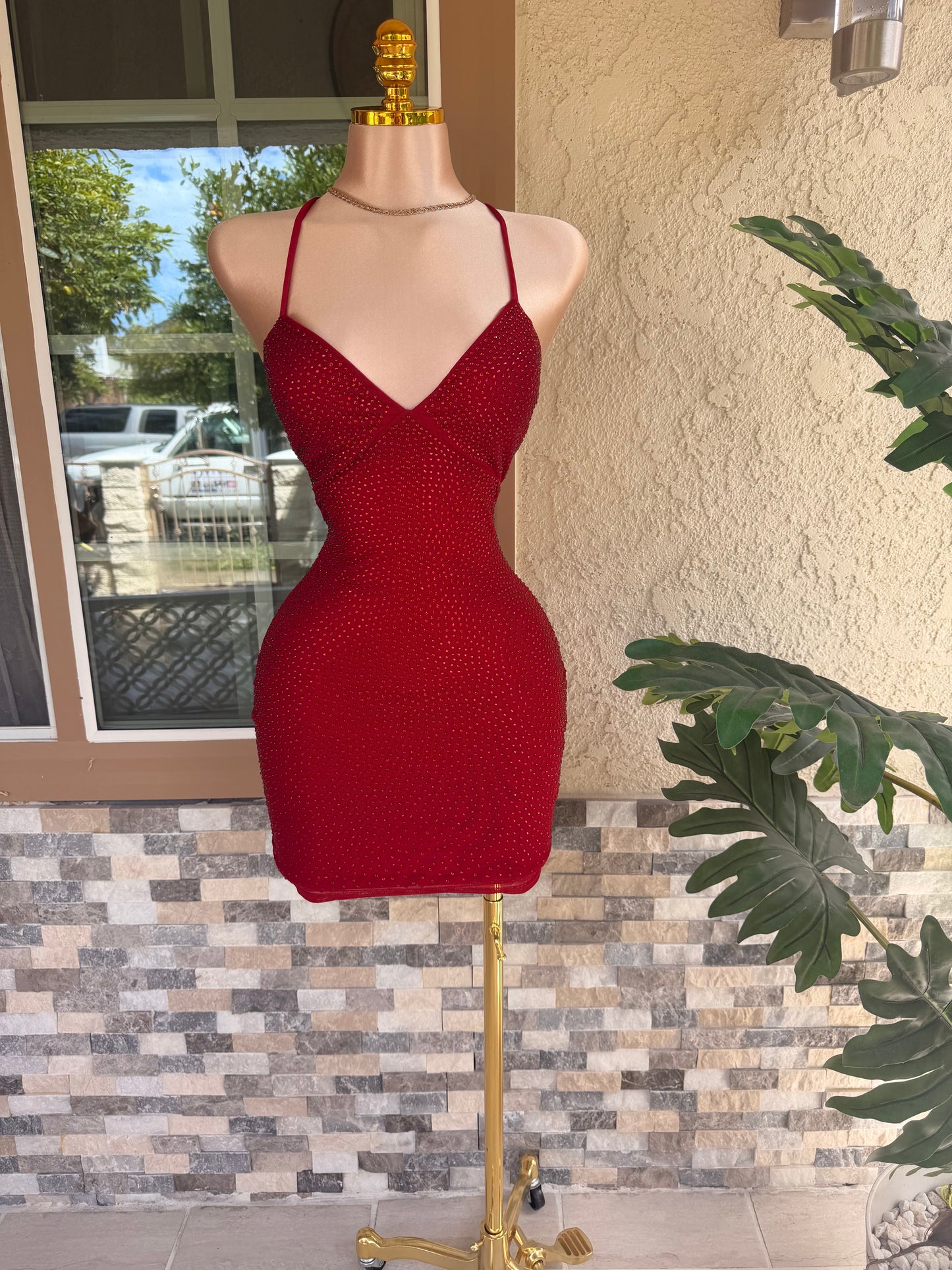 Valeria Dress - Red