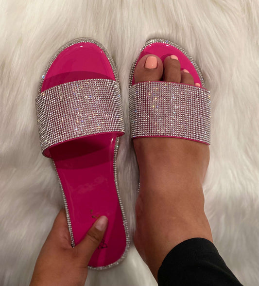 Lupe Sandals - Hot Pink