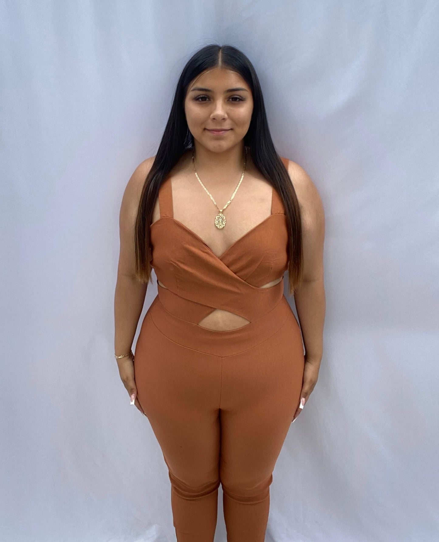 Valeria Jumpsuit - Camel