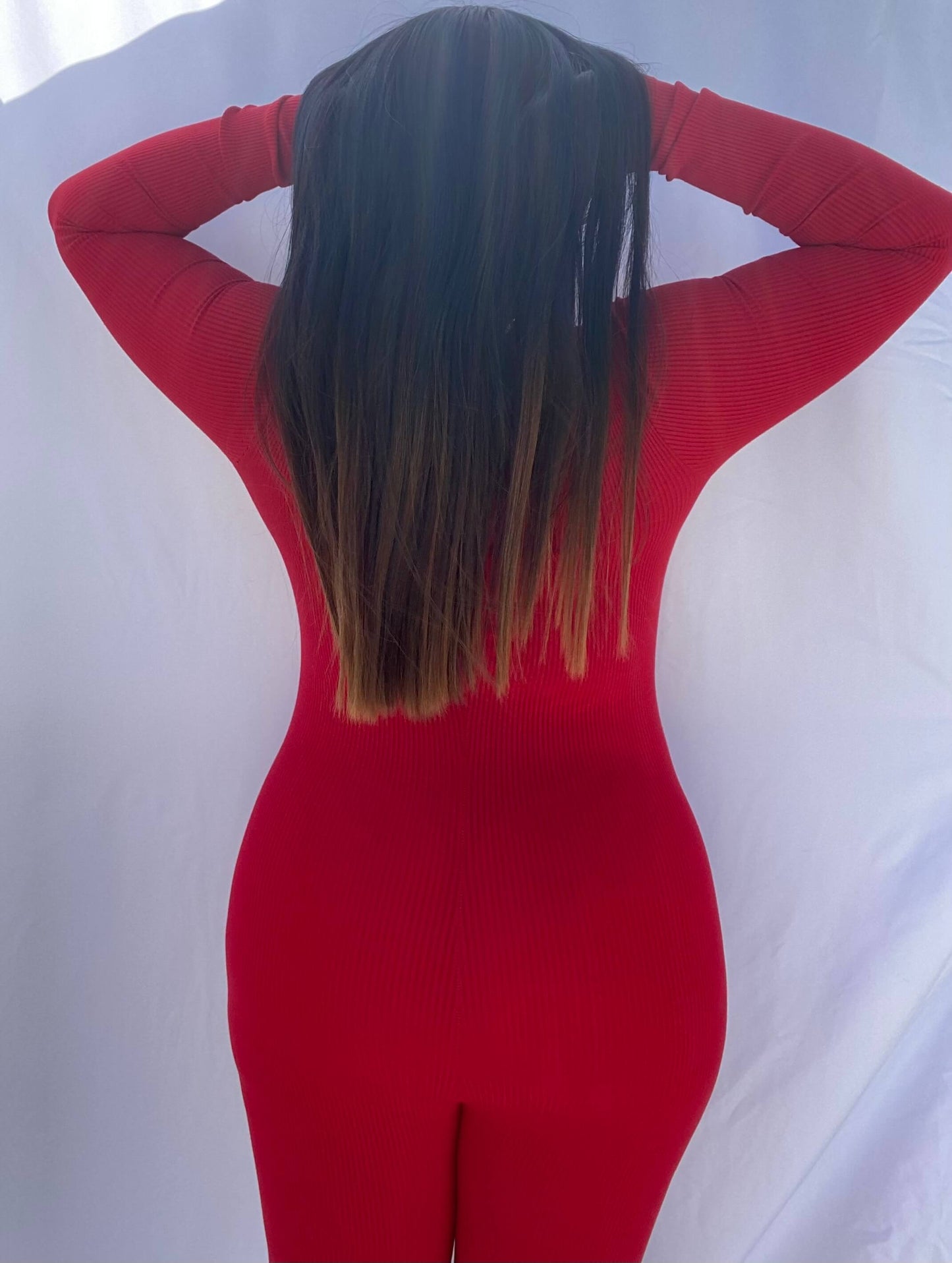 Itzel Jumpsuit - Red