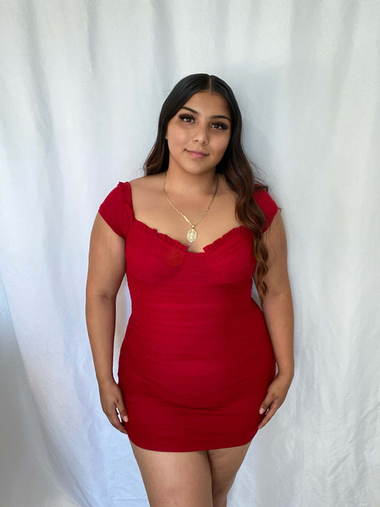 Bella Dress - Red